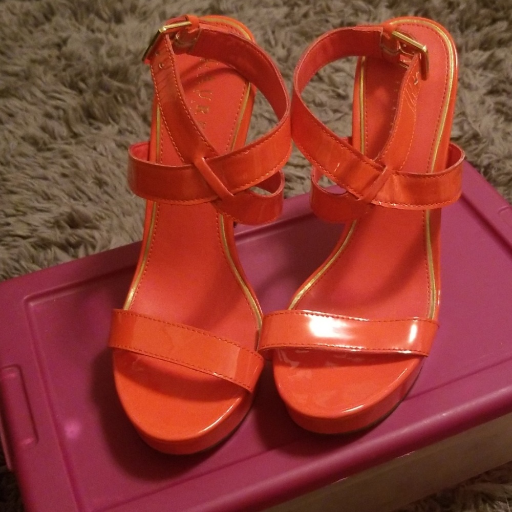 Ralph Lauren ankle straps